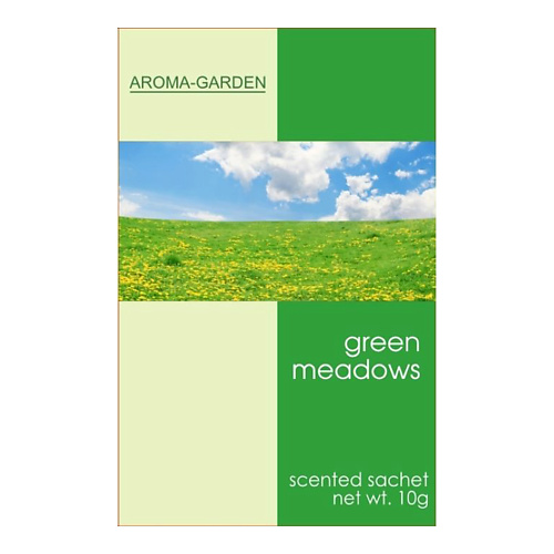 AROMA-GARDEN Ароматизатор-САШЕ Зеленые луга травка для грызунов альпийские луга в лотке 60г