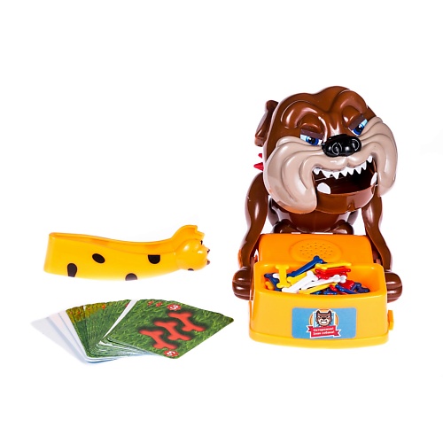 1TOY Настольная игра Злая собака мини наволочка декоративная собака с трубкой размер 45 х 45 см вшитая молния
