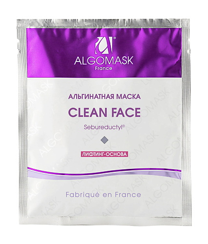Маска для лица ALGOMASK Маска альгинатная Clean Face с Комплексом Seboreductyl маска для лица algomask маска альгинатная супергидратирующая для лица и тела