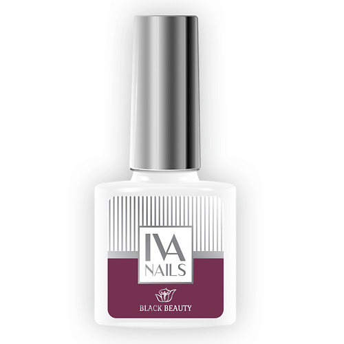 IVA NAILS Гель-лак Black Beauty iva nails светоотражающий магнитный гель лак moonlight