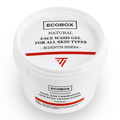 Средства для умывания ECOBOX Натуральный гель для умывания для всех типов кожи Череда 120