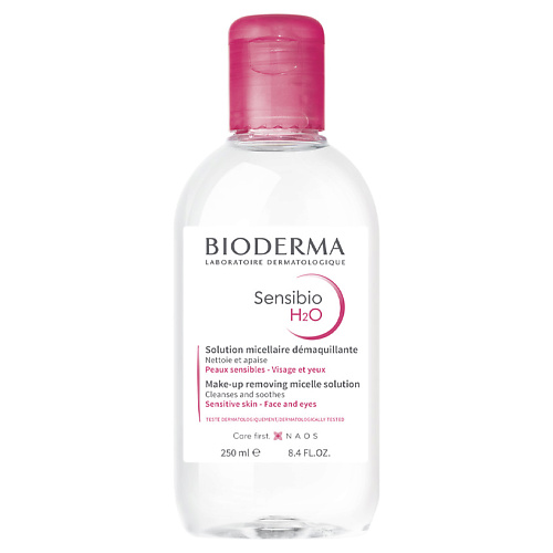 Мицеллярная вода BIODERMA Мицеллярная вода для очищения нормальной и чувствительной кожи лица Sensibio H2O bioderma sensibio вода очищающая 500 мл