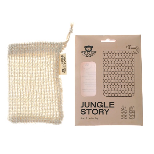 фото Jungle story мочалка из сизаля для мыла или для трав в ванную