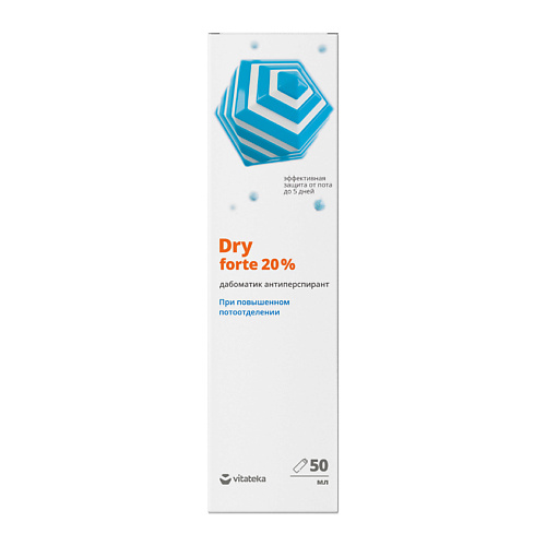 Дезодорант-стик VITATEKA Дезодорант Драй форте дабоматик при повышенной потливости, 20%
