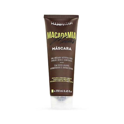маска happy hair macadamia moist без sls sles 250 мл Маска для волос HAPPY HAIR Macadamia moist Mask маска для волос