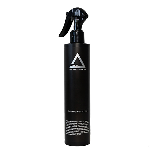LERATO COSMETIC Угольный спрей-термозащита для волос Carbon Protective Spray 300 lerato cosmetic двухфазный спрей для разглаживания и лёгкого расчёсывания волос brushing fluid 250