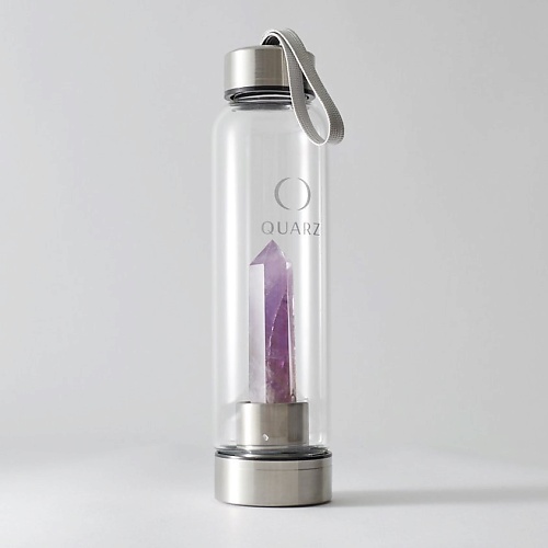 

QUARZ Бутылка с розовым кварцем для воды
