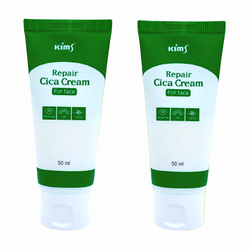 Kims НАБОР: 2 крема для лица с центеллой азиатской Repair CICA Cream for Face