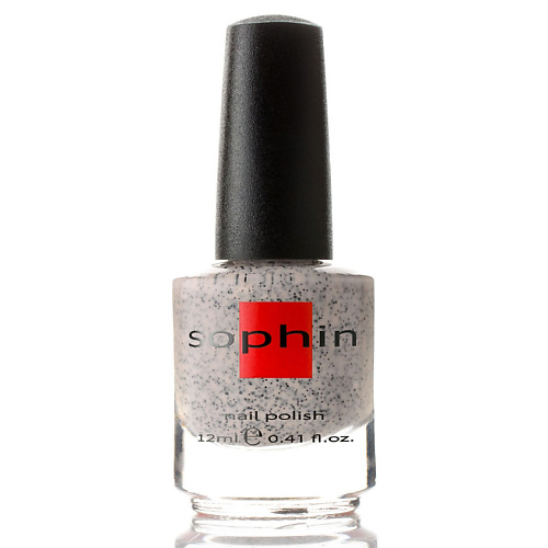 SOPHIN Лак для ногтей с крапчатым эффектом sophin лак для ногтей с матовым эффектом