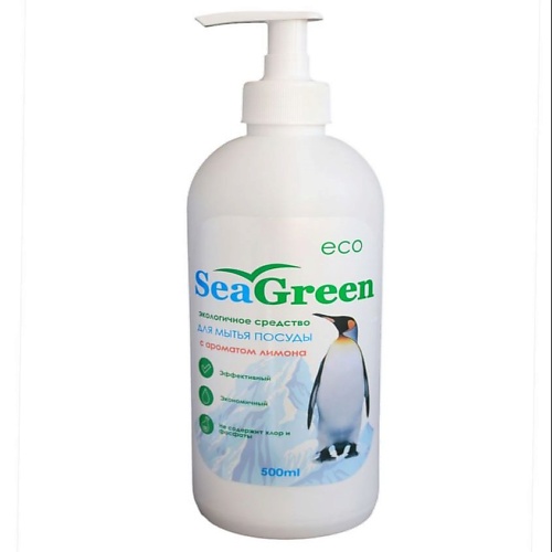 фото Seagreen экологичное средство для мытья посуды, с ароматом лимона