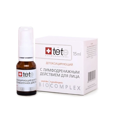 TETE COSMECEUTICAL Лосьон косметический Biocomplex Detoxifying Therapy 15 mémoires d amour tete a tete 75