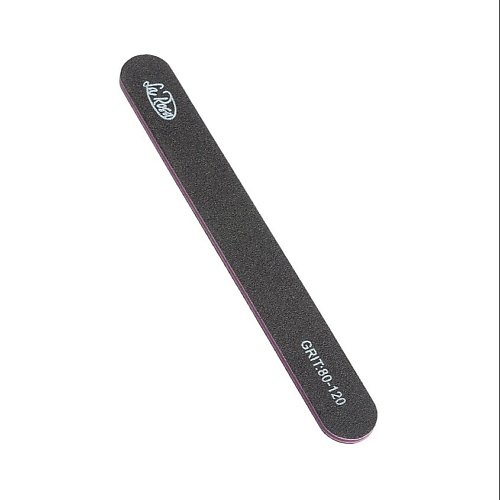 LA ROSA Пилка для ногтей двухсторонняя 80-120 двухсторонняя пилка для уголков ногтей 14 см premium 2118 7 1 шт