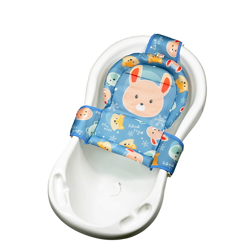 LALA-KIDS Гамак для детской ванночки для купания новорожденных , голубой MPL122314 - фото 1