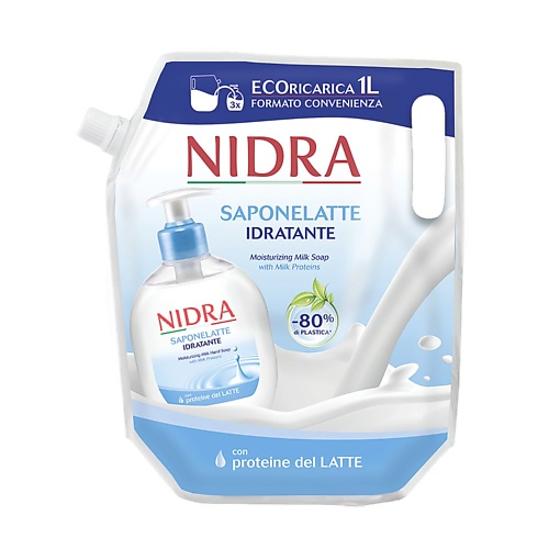 Мыло жидкое NIDRA Жидкое мыло с молочными протеинами мыло детское аистёнок с молочными протеинами 70 г