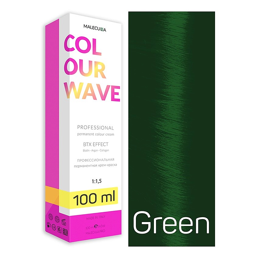 

MALECULA Корректор Colour Wave Зеленый