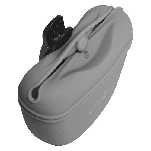 ZOO ONE Сумочка для лакомств силиконовая с магнитным замком для дрессировки, размер M (Темно-серый)