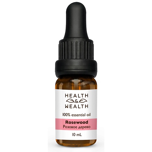 HEALTH&WEALTH Эфирное масло Розовое дерево 10 belkosmex wellness touch соль для ванн морская розовое масло 460