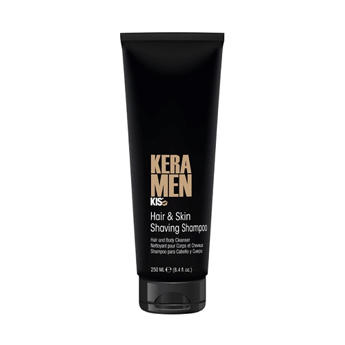 Шампунь для волос KIS KeraMen Hair & Skin Shaving Shampoo - профессиональный мужской шампунь-кондиционер kis repair keramax shampoo