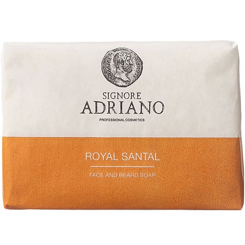 SIGNORE ADRIANO Мыло для лица и бороды Сантал Royal santal