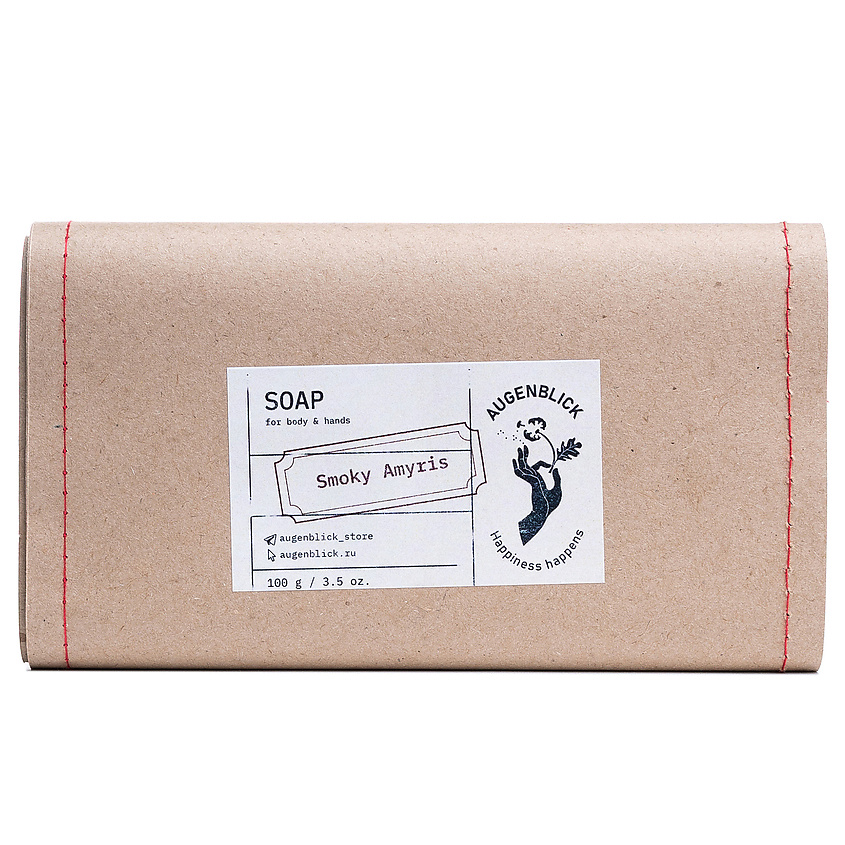 Парфюмированное твердое мыло для рук и тела Smoky Amyris 100 МЛ
