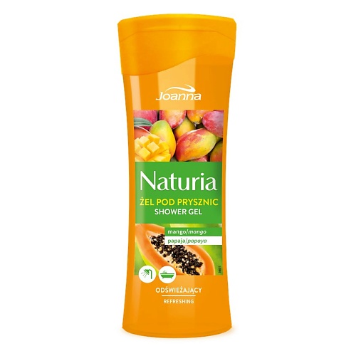 

JOANNA Гель для душа NATURIA BODY манго и папайя 300, Гель для душа NATURIA BODY манго и папайя
