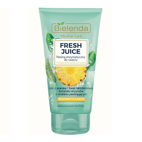 фото Bielenda энзимный скраб для лица ананас fresh juice