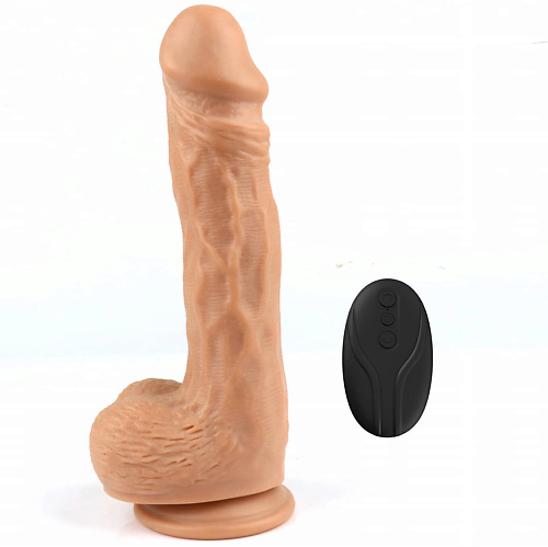 Секс-игрушки HOT PLANET Реалистичный вибратор с воолнообразной стимуляцией с пультом ДУ Dancer