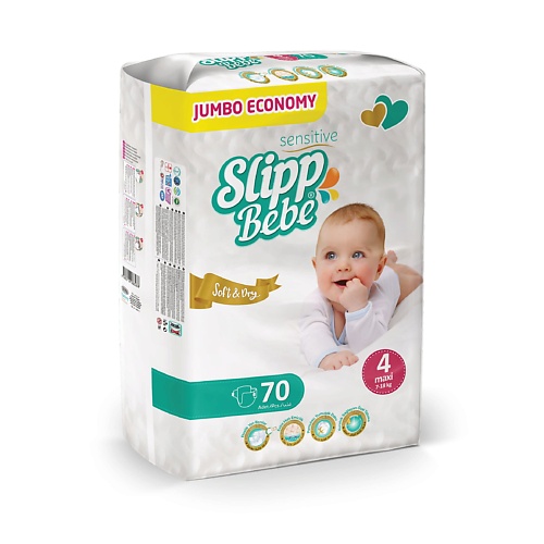 SLIPP BEBE Подгузники для детей JUMBO № 4 70