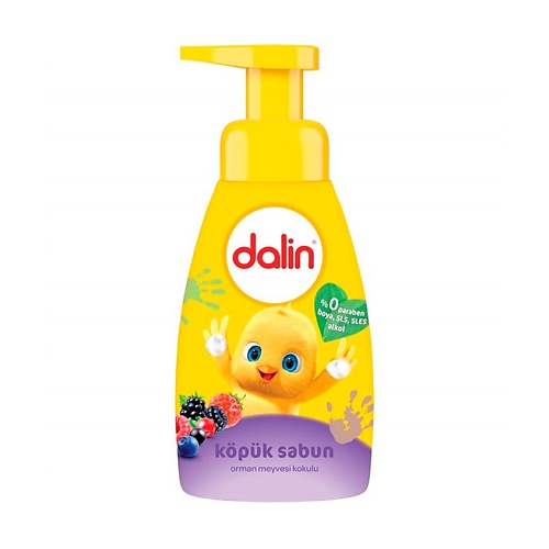 Мыло жидкое DALIN Детское жидкое мыло с ароматом лесных ягод для ванной и душа dalin шампунь для волос с первых дней