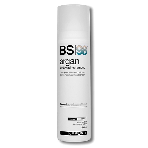 NAPURA BS98 ARGAN SHAMPOO Аргановый шампунь для тела и волос 400 аргановый увлажняющий шампунь bio argan hydrating shampoo 43004 300 мл