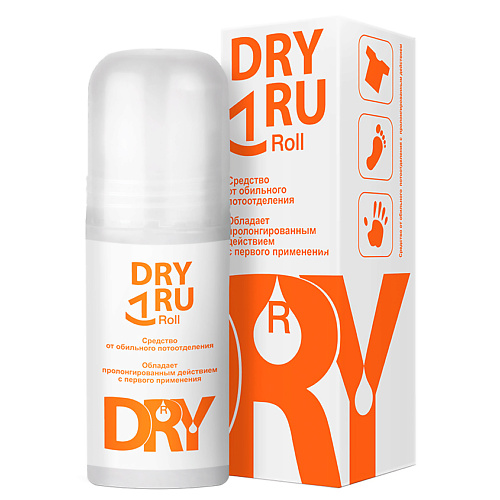 DRY RU Антиперспирант средство от обильного потоотделения с пролонгированным действием Roll 50.0