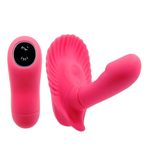 Секс-игрушки PRETTY LOVE Клиторальный стимулятор Fansy Clamshell с вагинальной пробкой на ДУ