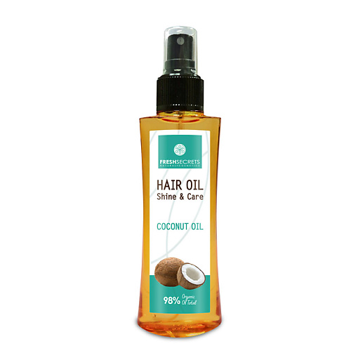 Масло для волос FRESH SECRETS Масло для волос с кокосом от секущихся кончиков масло для волос bebio масло для волос мультивитаминное против секущихся кончиков