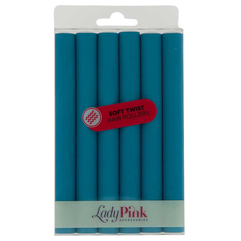 Изображение товара Леди Пинк Бигуди-бумеранги soft twist basic d 15 бирюзовые 12 шт