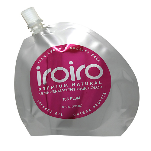 фото Iroiro семи-перманентный краситель для волос 105 plum сливовый