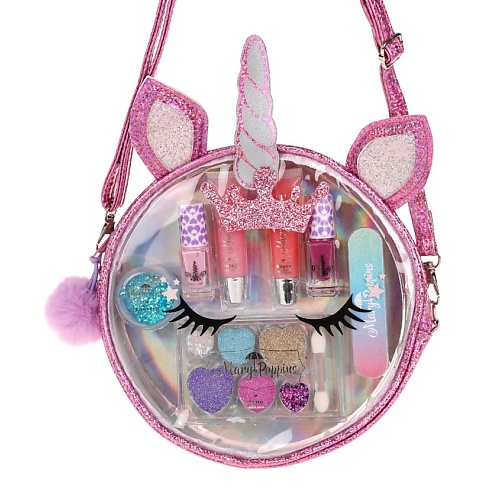 фото Mary poppins набор детской декоративной косметики в сумочке единорог