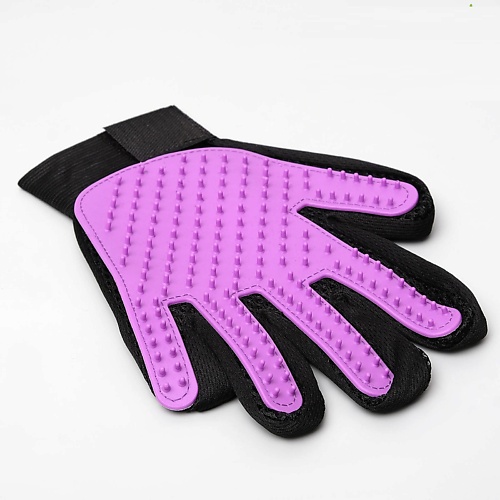 ПИЖОН Рукавица-щетка для шерсти на левую руку прихватка рукавица mercury textile dream color 17x27 см