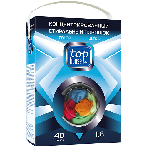 TOP HOUSE Концентрированный cтиральный порошок Color Ultra 1800