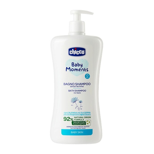 CHICCO Пена-шампунь без слез Baby Moments 750 chicco детское жидкое мыло для рук с дозатором baby moments 250