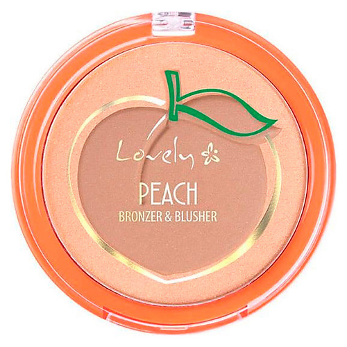 фото Lovely румяна и бронзирующая пудра для лица peach bronzer & blusher