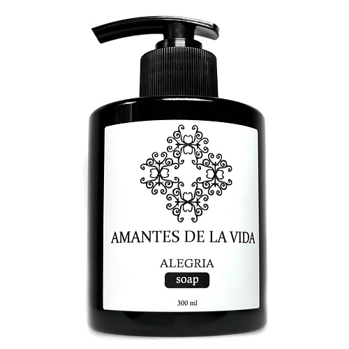 Средства для ванной и душа AMANTES DE LA VIDA Увлажняющее жидкое мыло Alegria с пантенолом и гиалуроновой кислотой 300