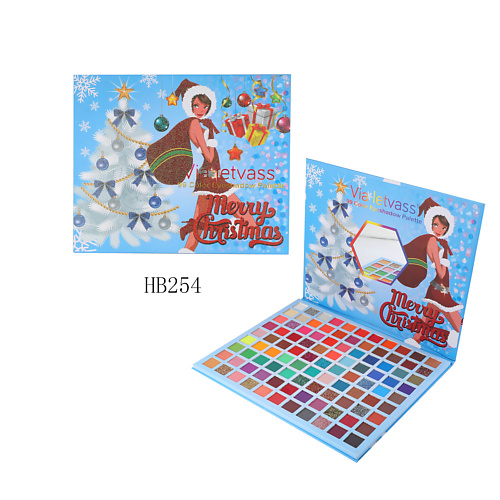 

Farres Тени для век 99 цветов MERRY CHRISTMAS