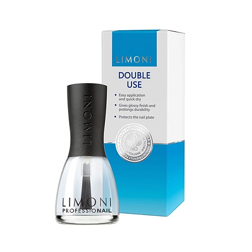 LIMONI Топ и база для ногтей 5 free Защита и блеск Double Use блеск для губ limoni