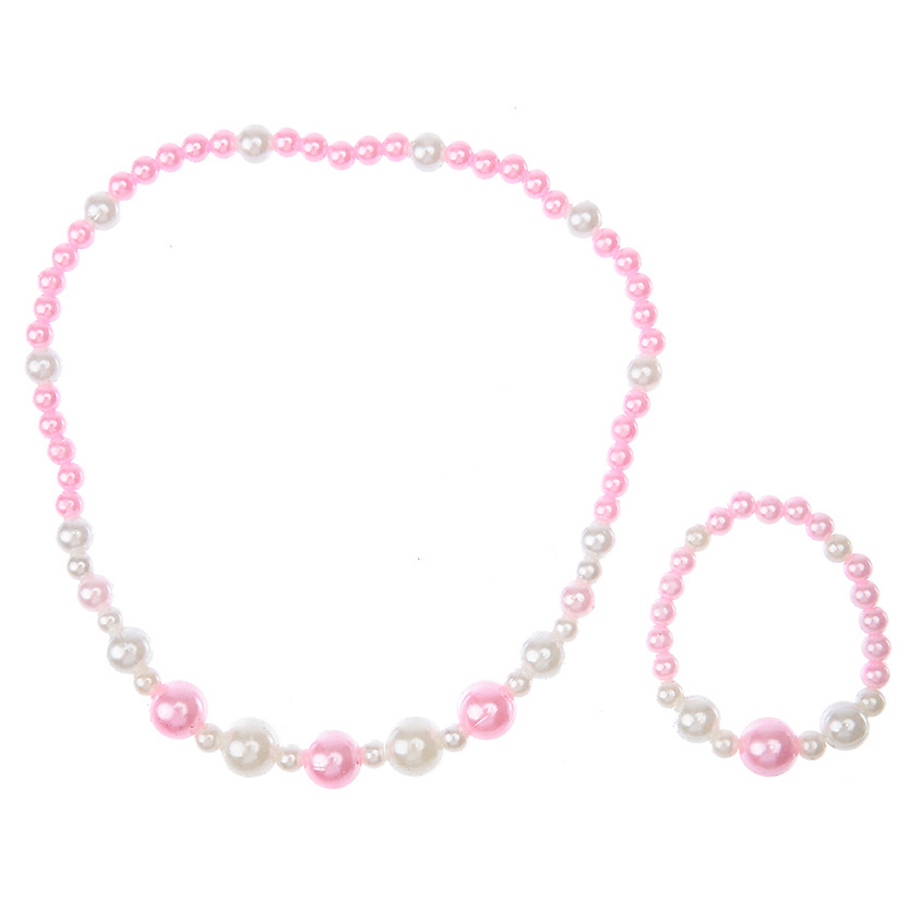 Изображение товара PLAYTODAY Комплект аксессуаров для девочек: бусы, браслет, Комбинированный