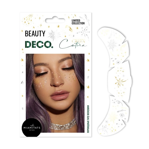 DECO. Переводные тату-веснушки GREEN COUTURE by Miami tattoos (Salute) deco переводные тату веснушки cute abstract by miami tattoos