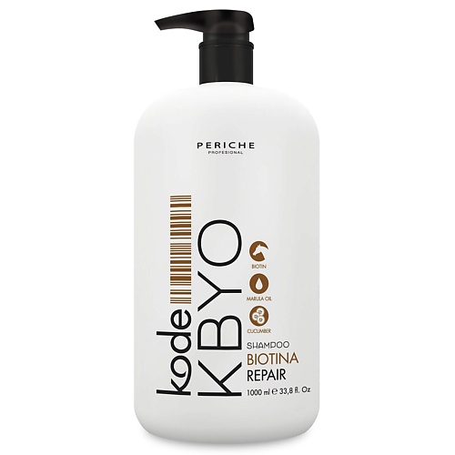 Шампунь для волос PERICHE PROFESIONAL Шампунь восстанавливающий с биотином Kode KBYO Shampoo Repair шампуни periche profesional шампунь для жирных волос kode lipos shampoo oily