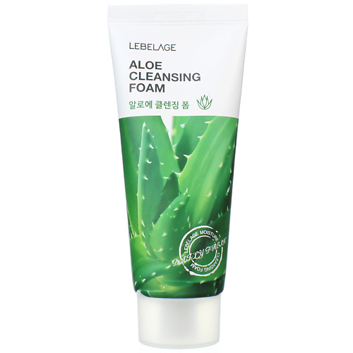 Мусс для умывания LEBELAGE Пенка для умывания с Алоэ Увлажняющая Cleansing Foam Aloe