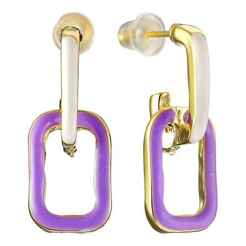 

UVI JEWELLERY Серьги с эмалью двух цветов, Серьги с эмалью двух цветов