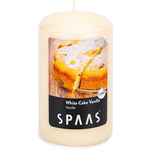 SPAAS Свеча-столбик ароматическая Ванильный пирог 1 selfielab young гель для душа мандариновый пирог 300