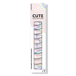Набор накладных ногтей CUTE Rainbow wave
